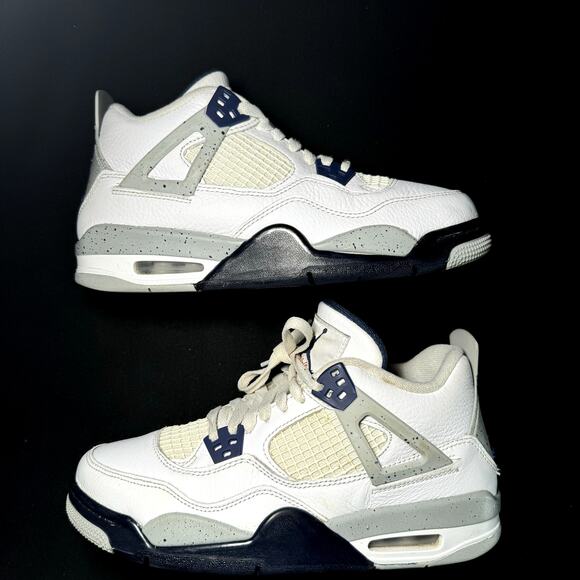 Size 6.5 - Nike Air Jordan 4 Retro GS Midnight Navy 2022 Men's Shoes - Picture 3 of 9
